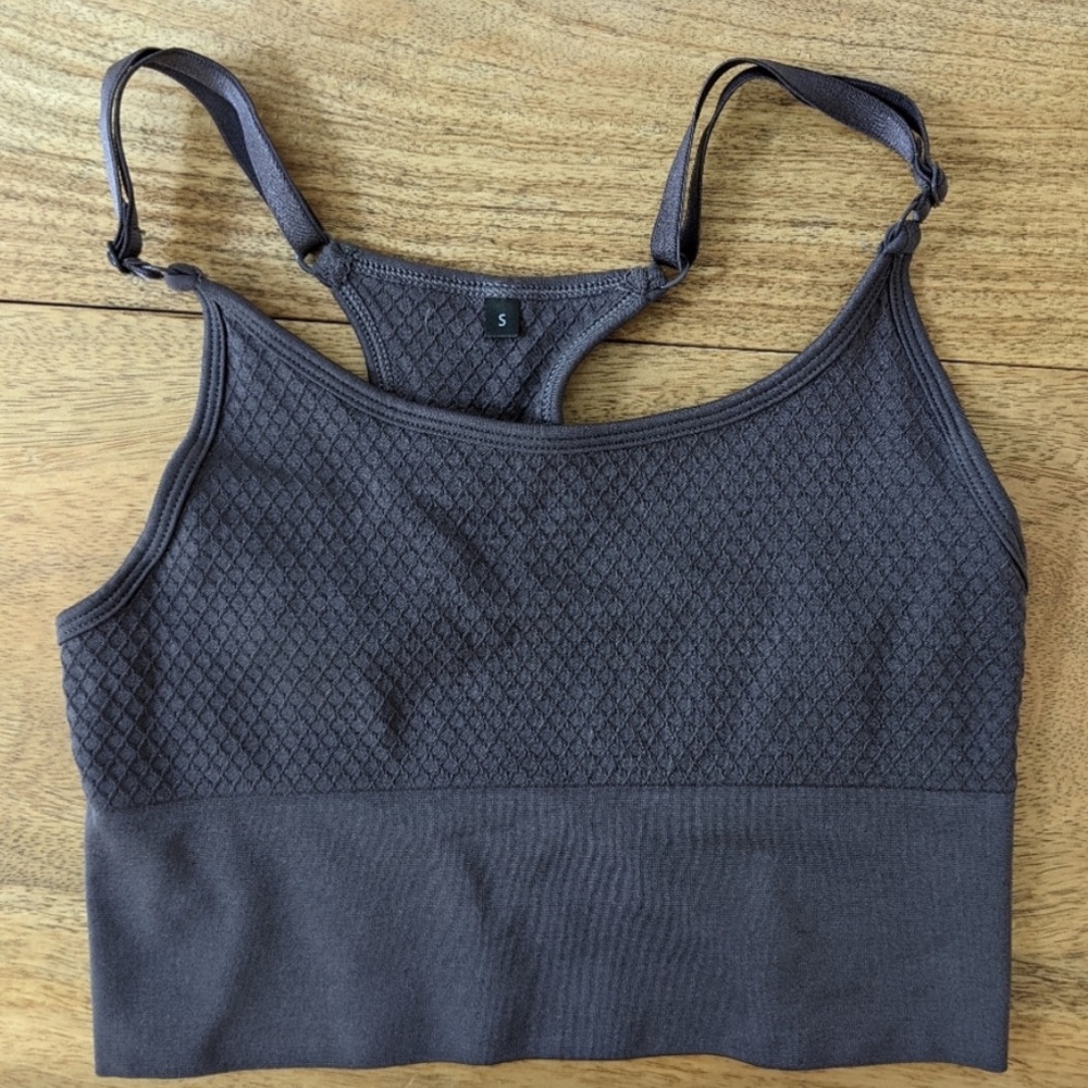 Balance Athletica Charcoal Textured Tank Top